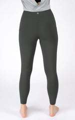 90 Degree by Reflex - Women's Side Pocket Ankle Leggings: Black