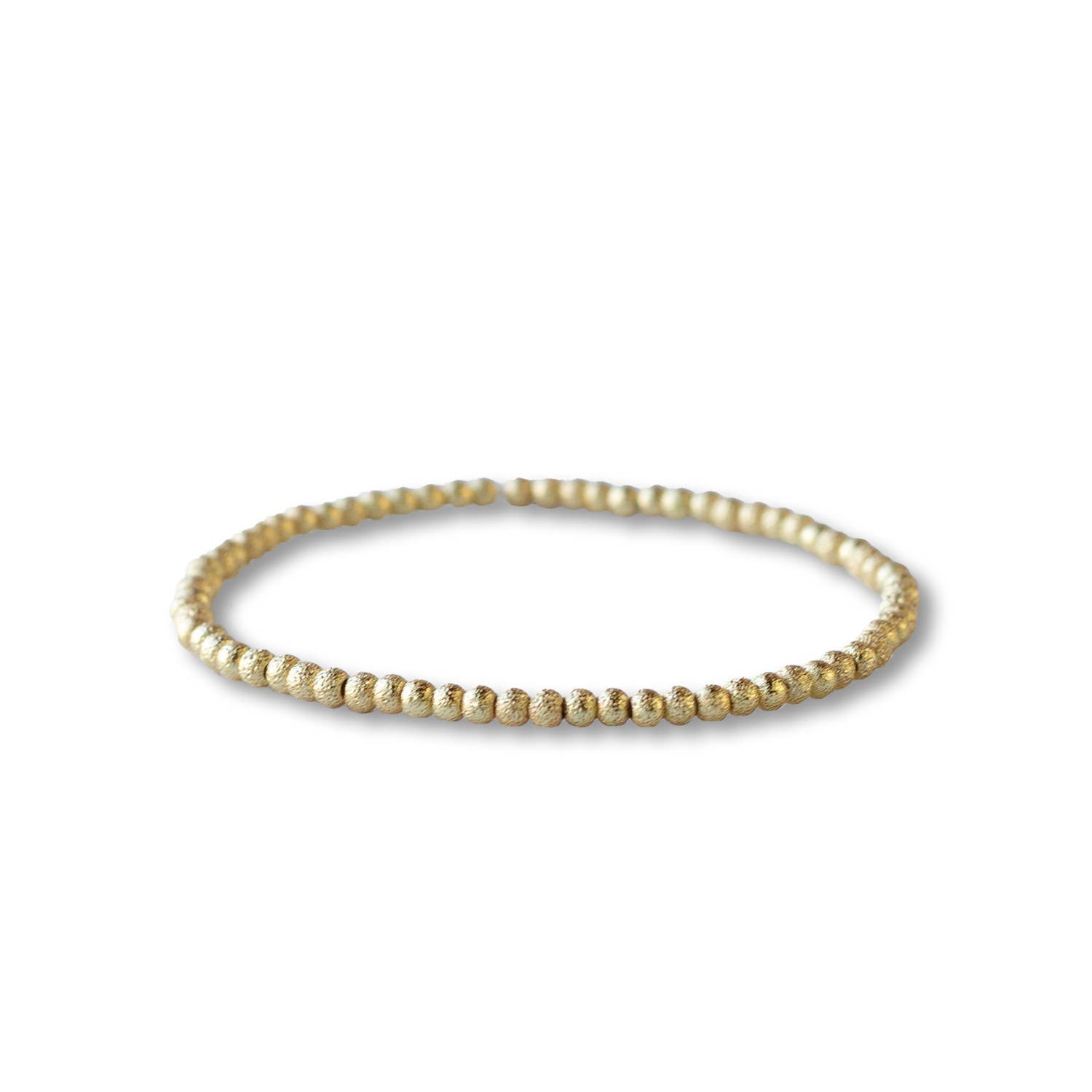 Lenny & Eva - Gold Beaded Bracelet: Duo Mixed Metals
