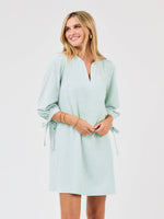Lainey Dress | Seafoam/White