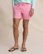 M Solid Maritime Swim Trunk: Sea Pink - 3036 / XL