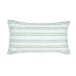 Romy 12X22" Handwoven Striped Indoor/Outdoor Throw Pillow: Blue