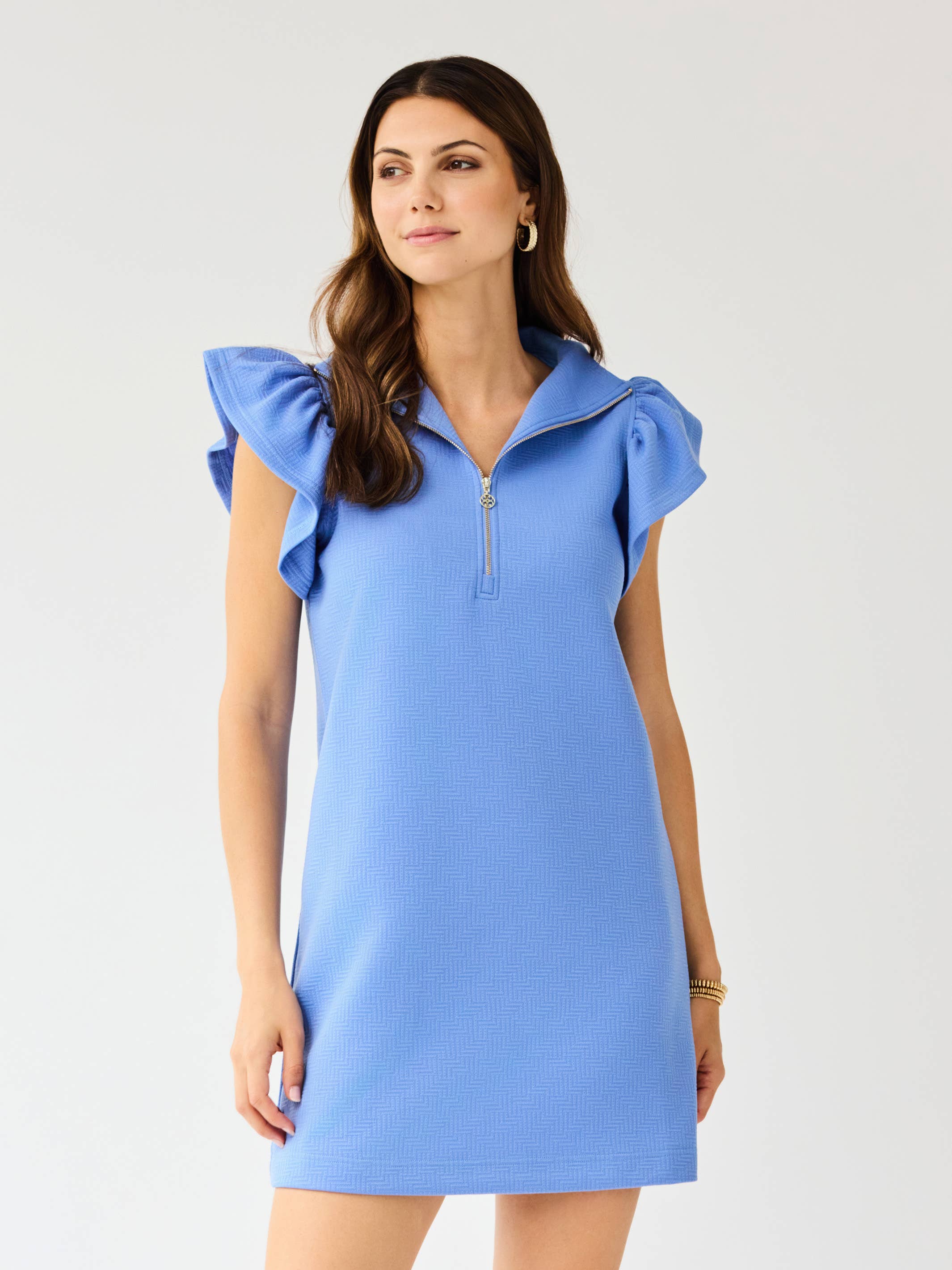 Paige Dress | Blue: XS