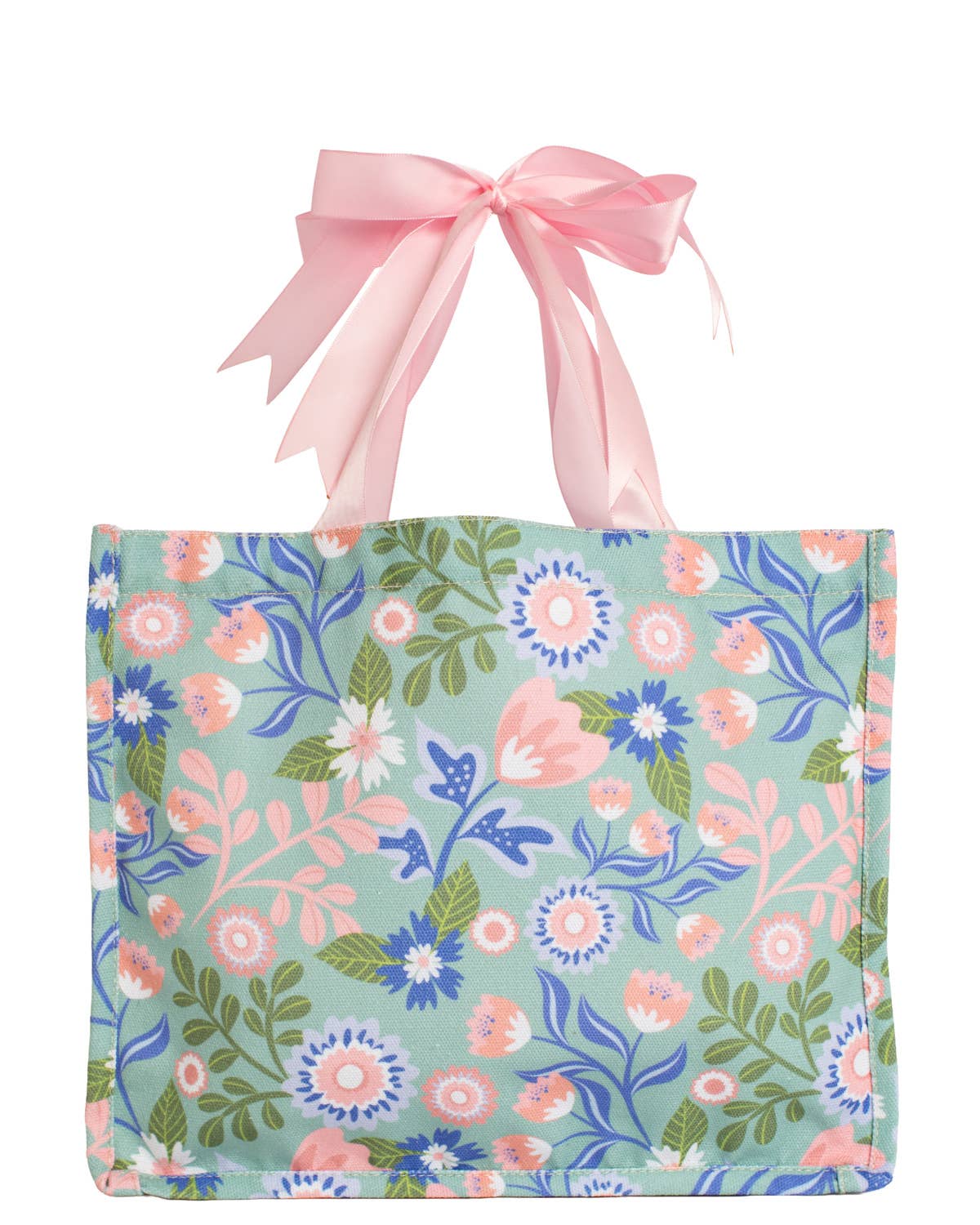 Lizzie Gift Tote    Blue/Multi    12x10x5
