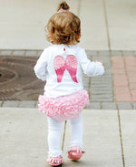 Baby Girls Baby Pink Woven RuffleButt Bloomer: Pink / 12-18m