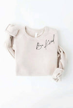 DEAR PERSON BEHIND ME Graphic Sweatshirt: HEATHER FOREST / L