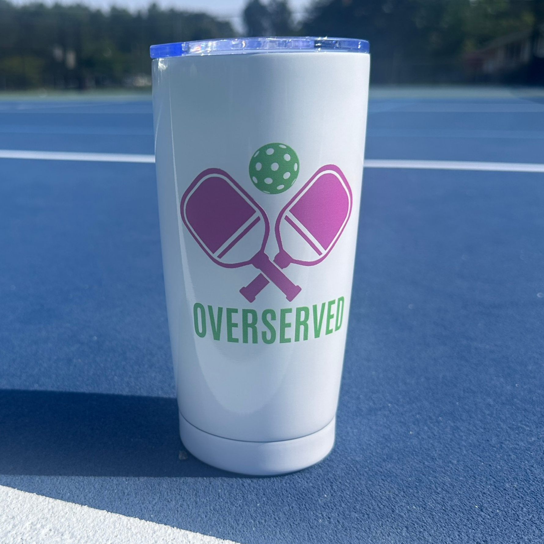 Pickleball 20oz Tumbler- Dink Responsibly- Travel Mug