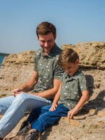 Boys Pond Pups Hunting Dog Performance Hooded Shirt: Green / 2T