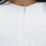 Women's Summer Set:Cropped Full Zipper Jacket And Skirt: Yellow / 4