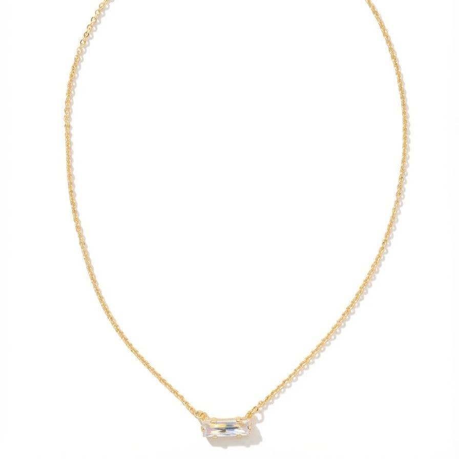 Bindi Pendant Necklace - NFL13BGCRY: Clear