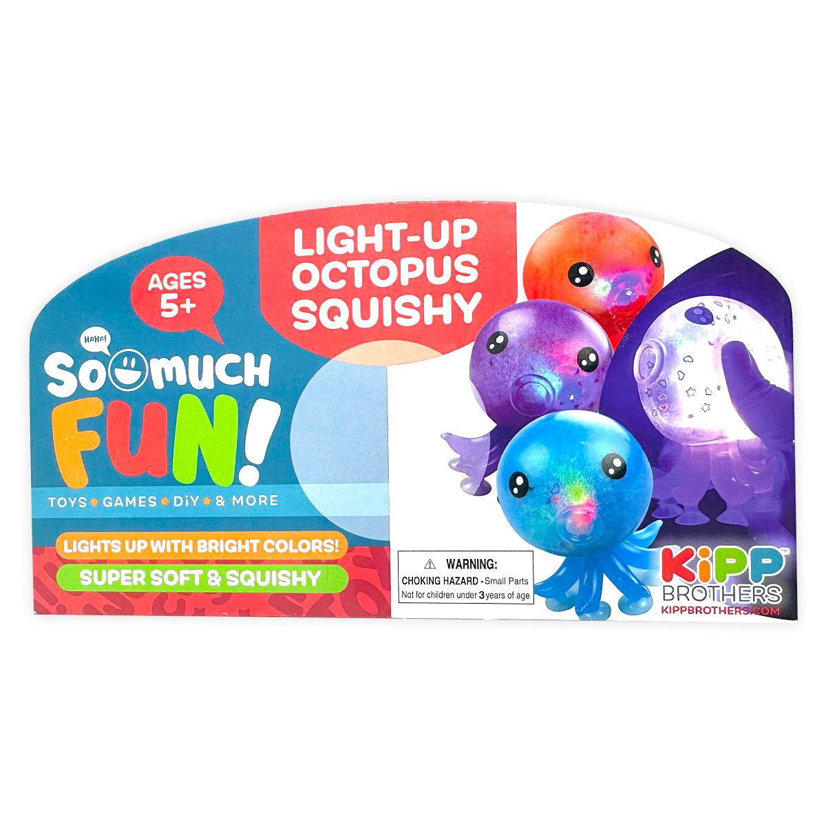 So Much Fun! Squishy Light Up Octopus