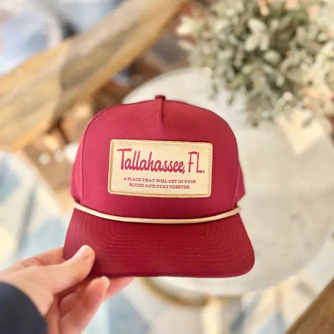 Tallahassee, FL Patch Hat with Rope
