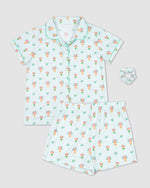 Girl's Love Blooms Here Sleep Shorts Set   White/Multi   Set of 3   -Asst.: XLarge (14-16)