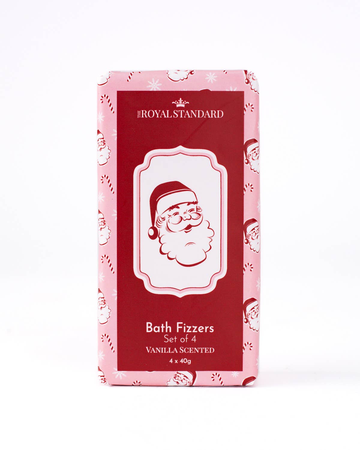 Candy Cane Cutie Bath Fizzers   Vanilla Scented   4*40g