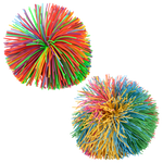 3.5" RAINBOW STRINGY BALL