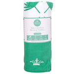 Boca Raton Beach Towel   Emerald/White   34x70