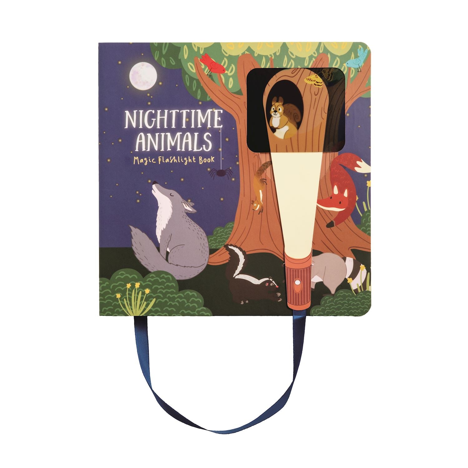 MUD PIE Night Animals Flashlight Book