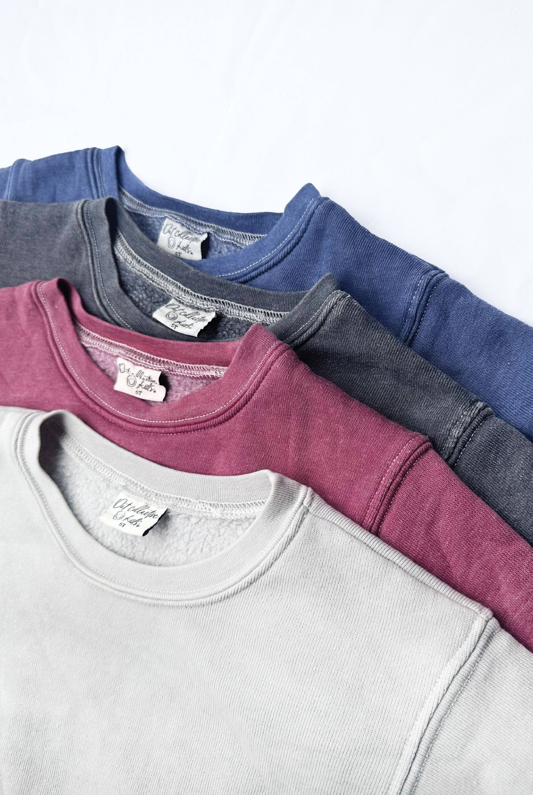 LOCAL Toddler Mineral Graphic Sweatshirt: WHITE DOVE / 3T