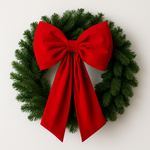 🎀 Extra-Large Red Velvet Bow – 27.5” Statement Decor