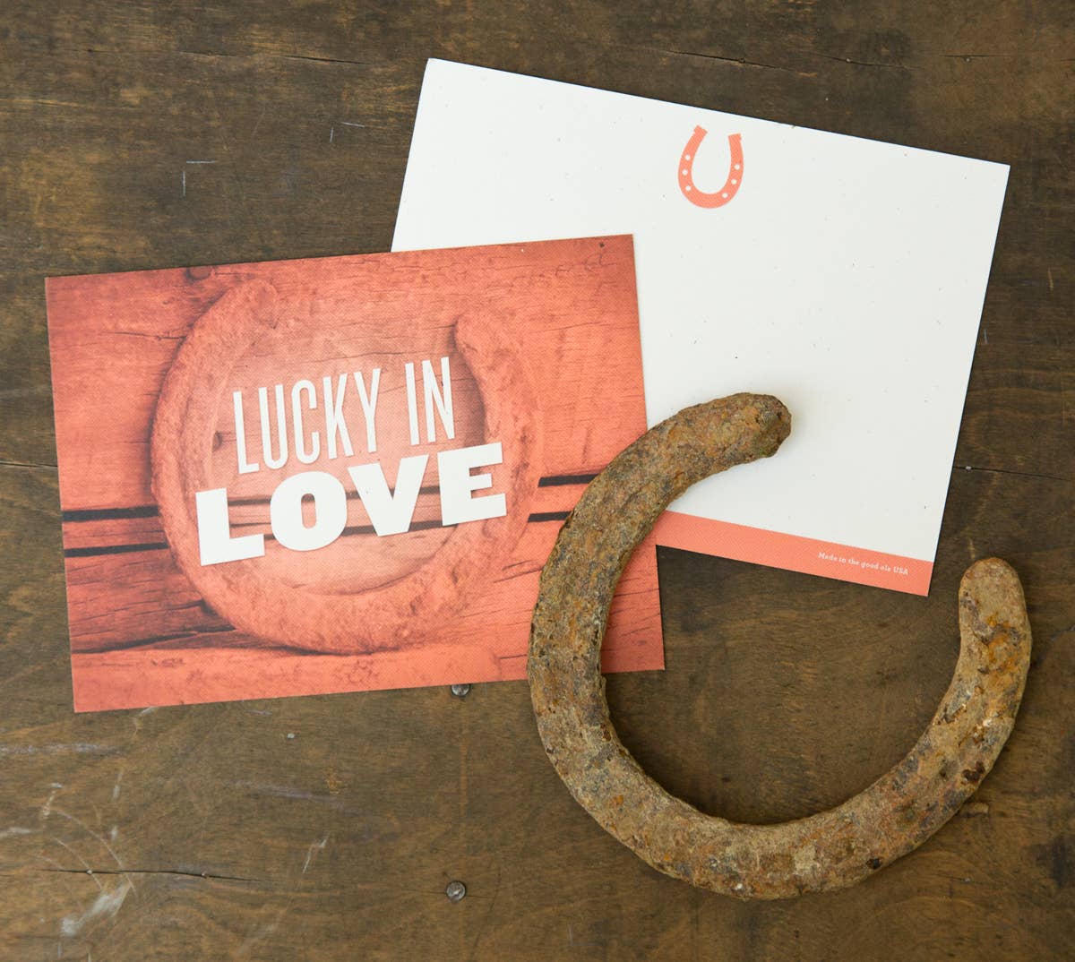 Lucky In Love - Greeting Card