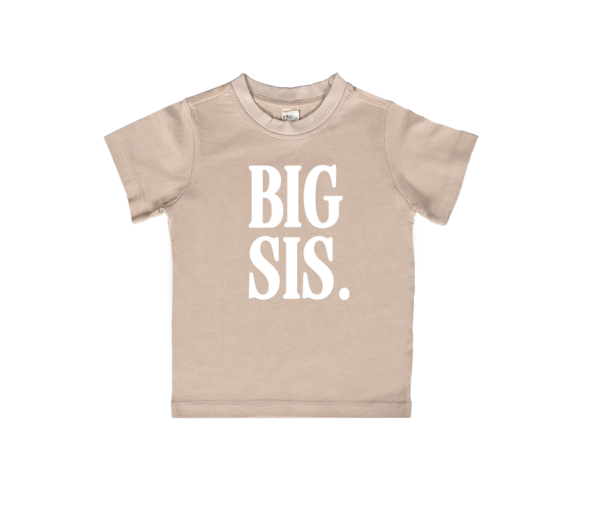Big Sis Tee: Natural / 3T