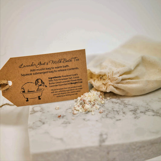 1818 Farms  Lavender Goat's Milk Bath Tea