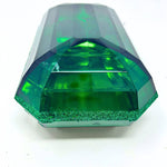 Acrylic Emerald Cut Precious Gem Ornament 9" - Emerald