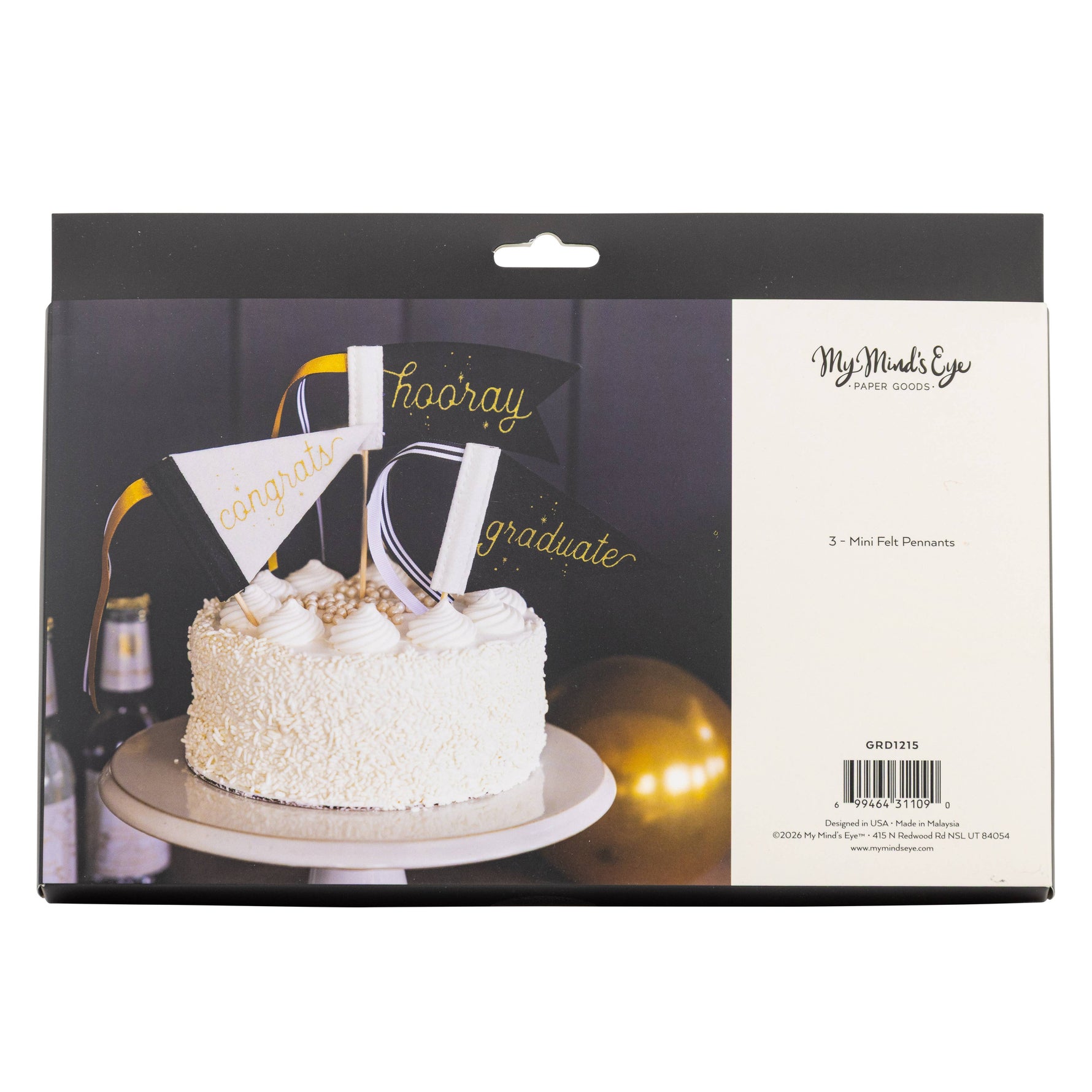GRD1215 - Graduation Mini Felt Pennants