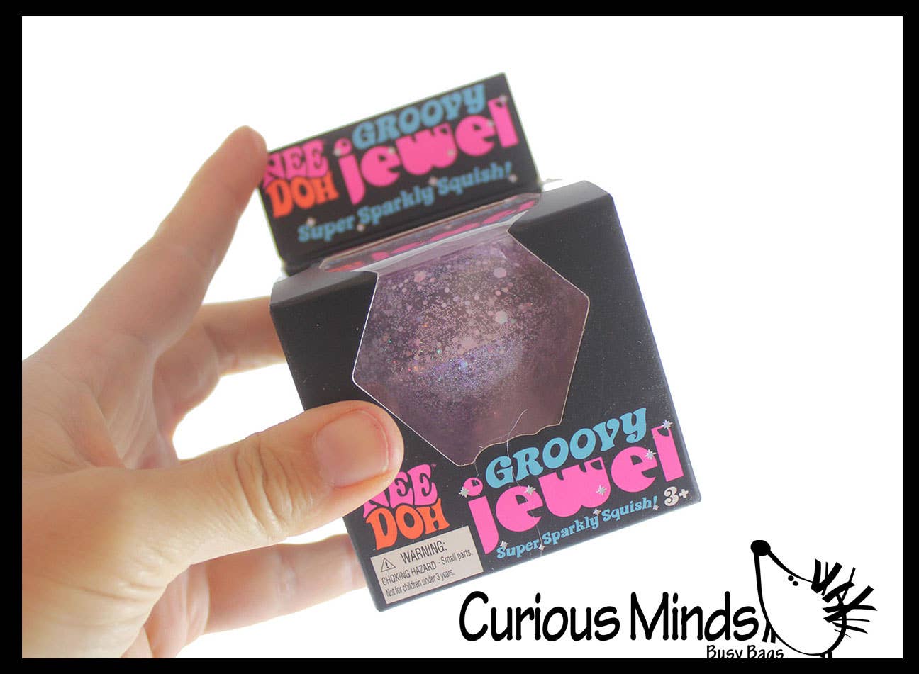 Needoh Jewel Stress Ball - Sparkling Gem Squishy Nee Doh