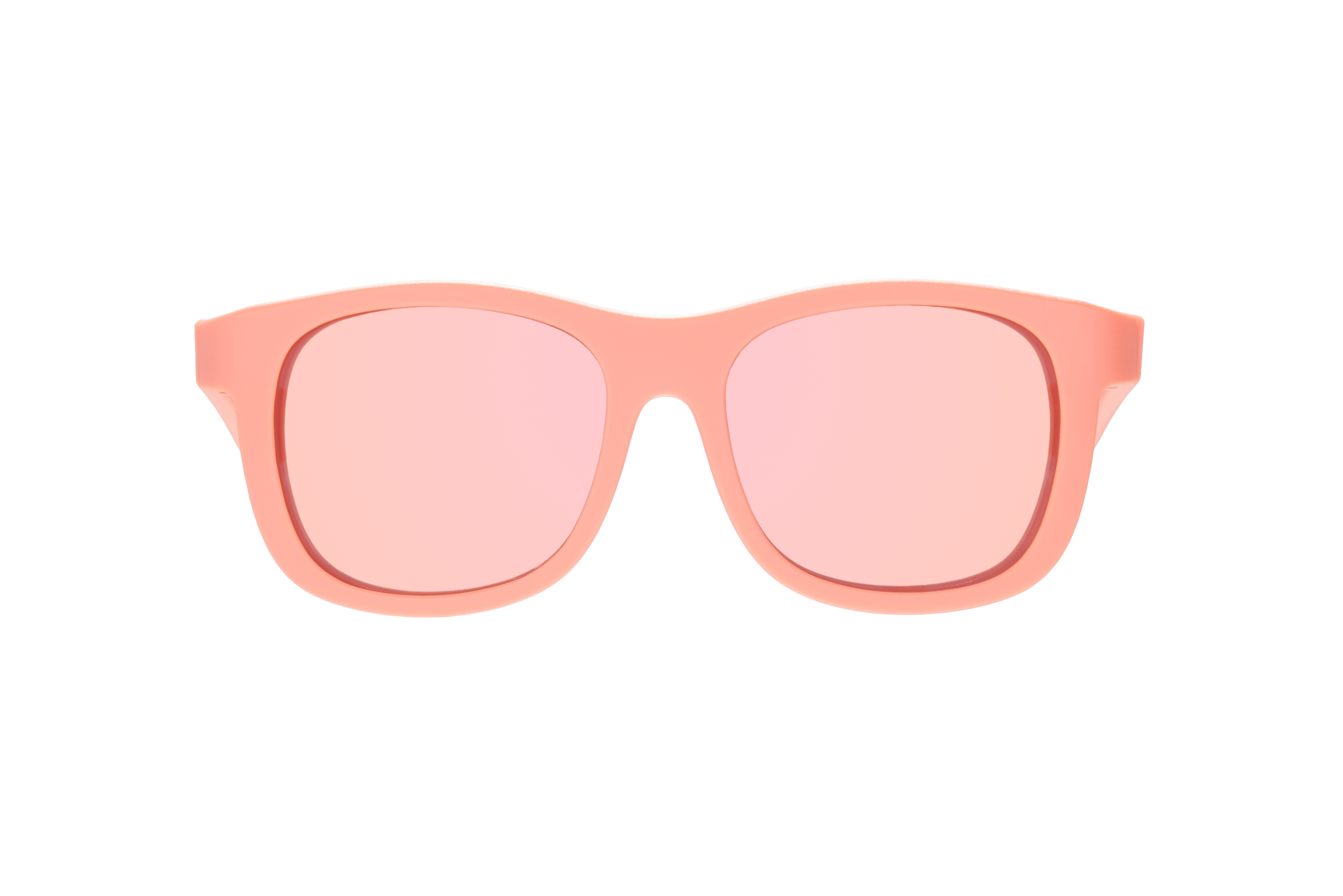 Perfect Papaya Polarized Kid Sunglasses w/ Peach Mirror Lens: Ages 6+