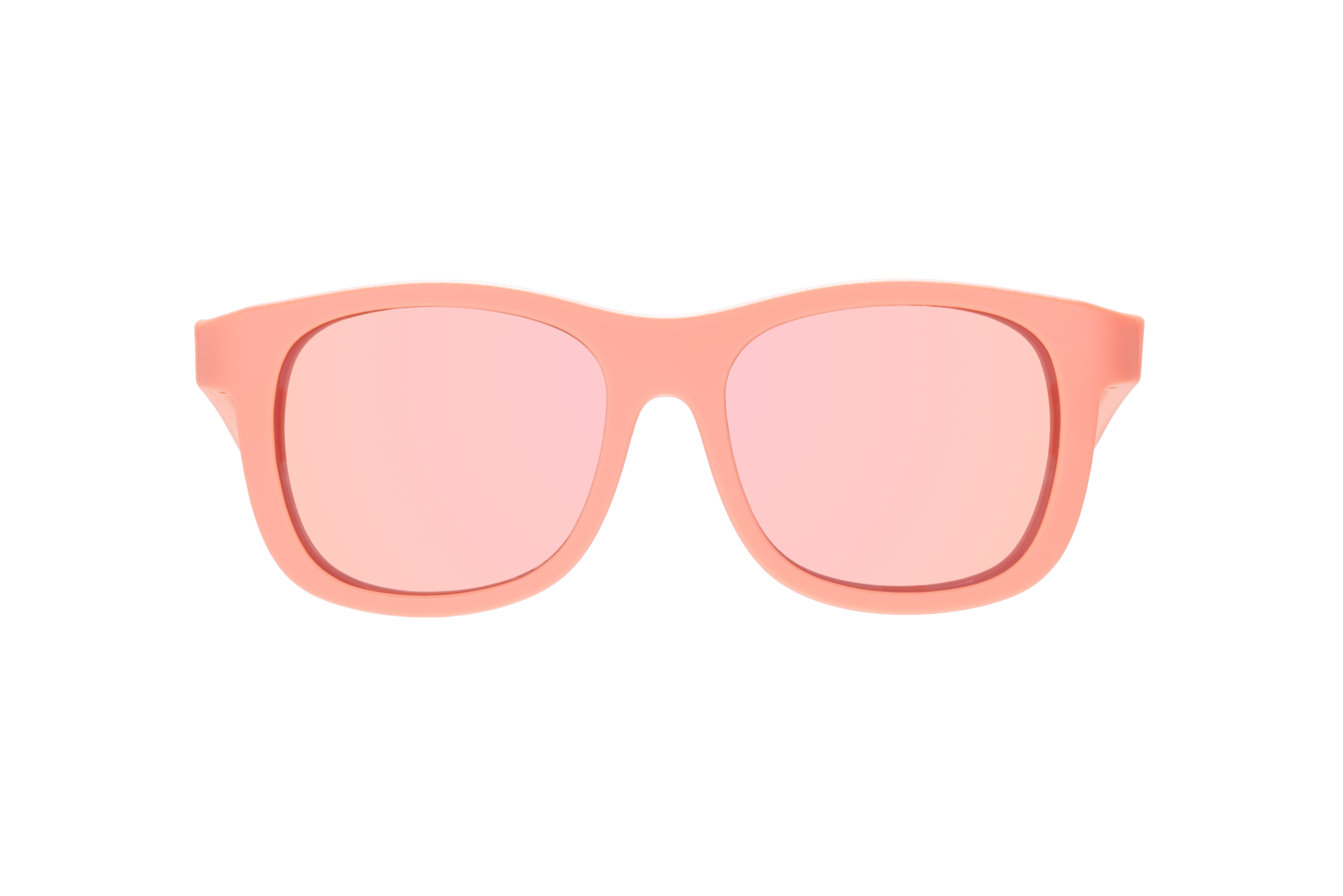 Perfect Papaya Polarized Kid Sunglasses w/ Peach Mirror Lens: Ages 6+
