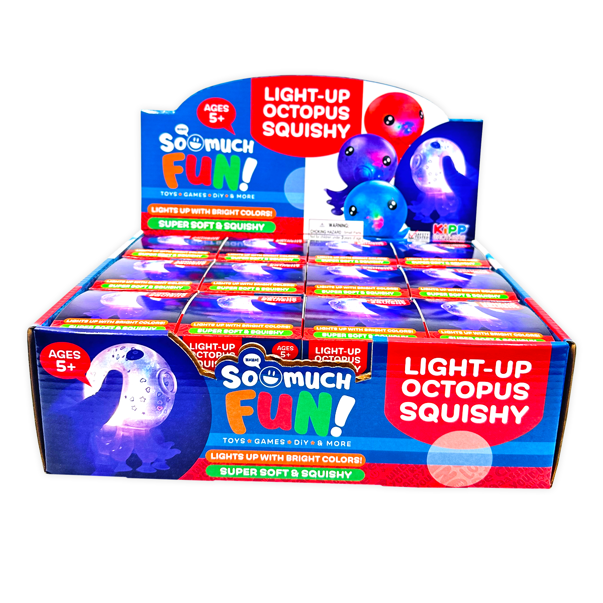 So Much Fun! Squishy Light Up Octopus