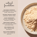 Foundation Natural Mineral All Skin Tones Buildable Coverage: Butternut