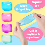 SugarSqueez Cube Squishy Fidget Sugar Stress Ball (1pc) Assorted Colors