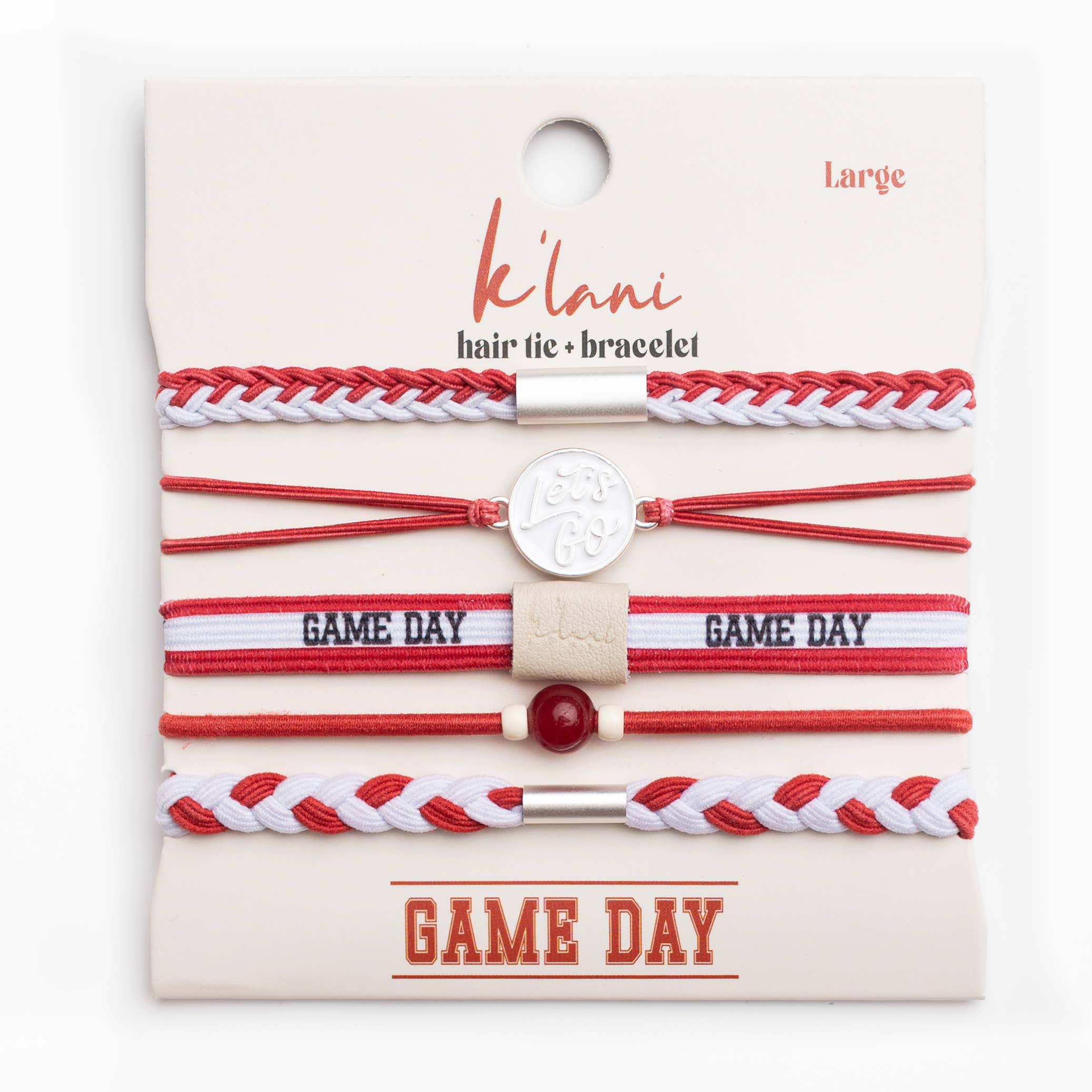 Game Day Crimson / White: Medium