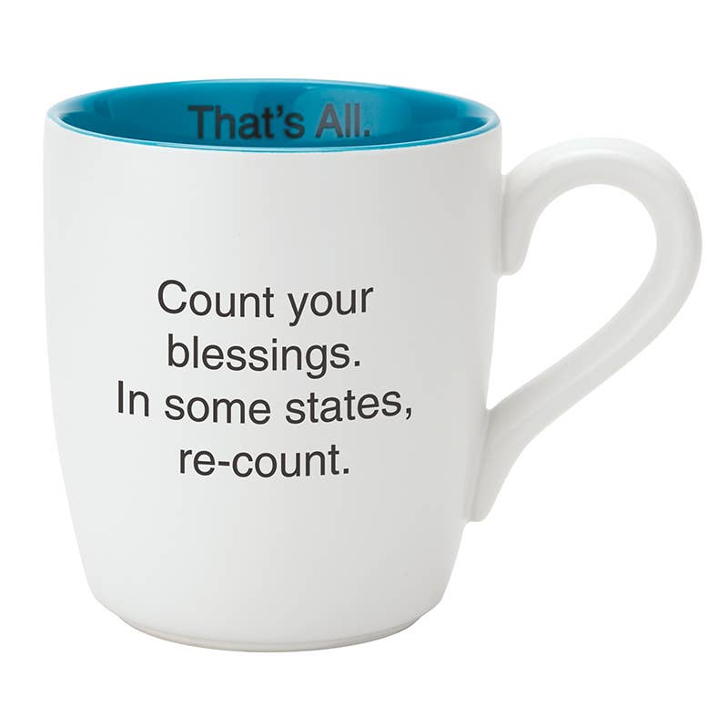That's All Mug - Count Your Blessing