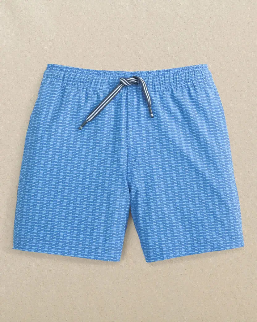Y Pop Lock and Dock It Swim Trunk: Blue Stream - 1929 / L