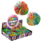 3.5" RAINBOW STRINGY BALL