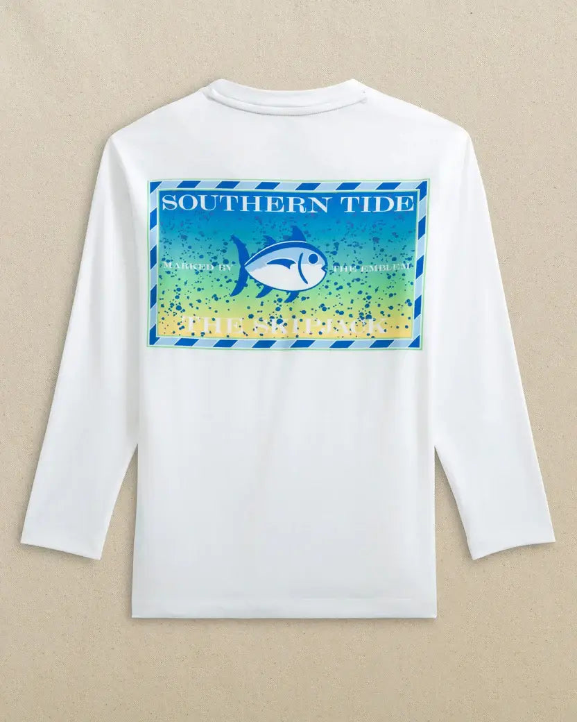 Y LS SJ Mahi Perf Tee: Classic White - 1760 / S