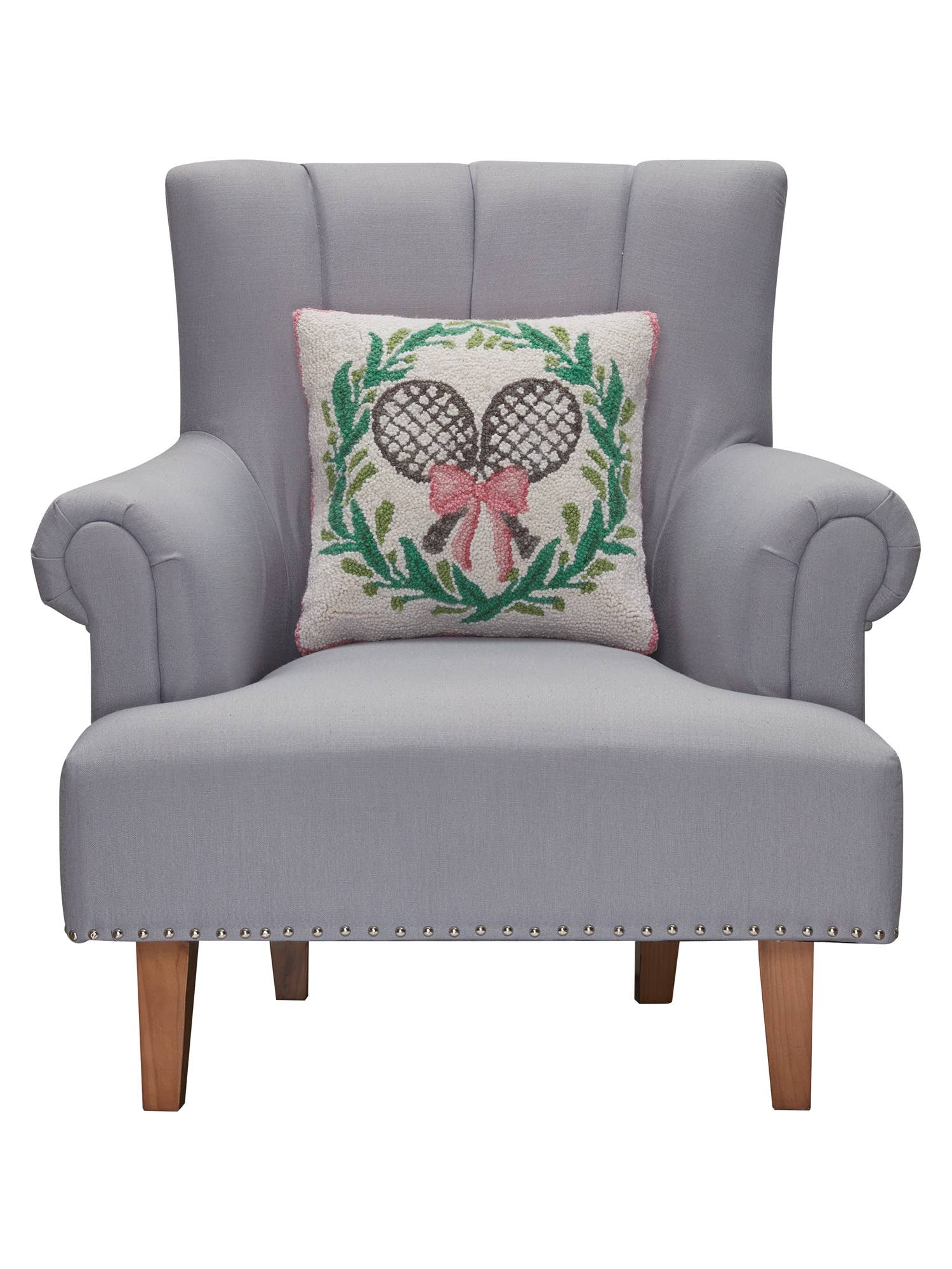 Tennis With Wreath  Hook Pillow