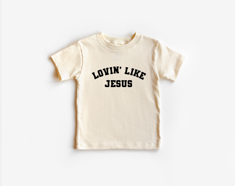 Lovin' Like Jesus Collegiate Tee: 5T