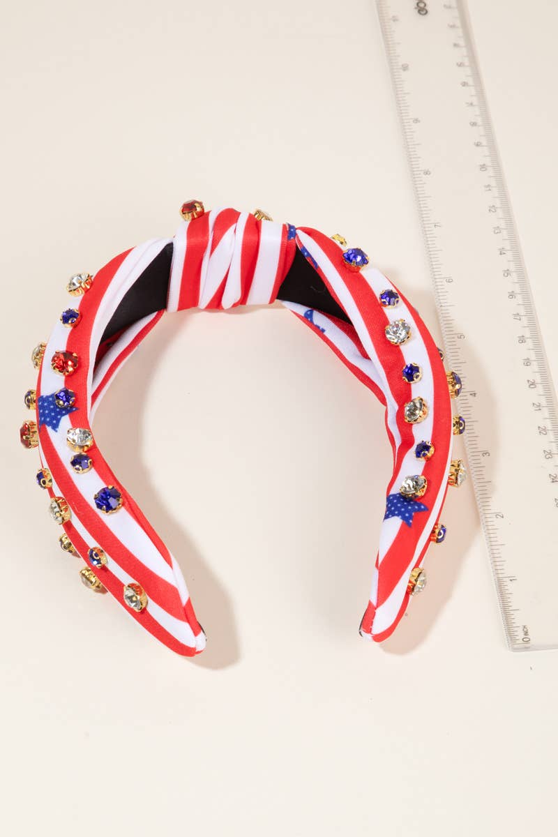 Usa Stars And Stripes Headband