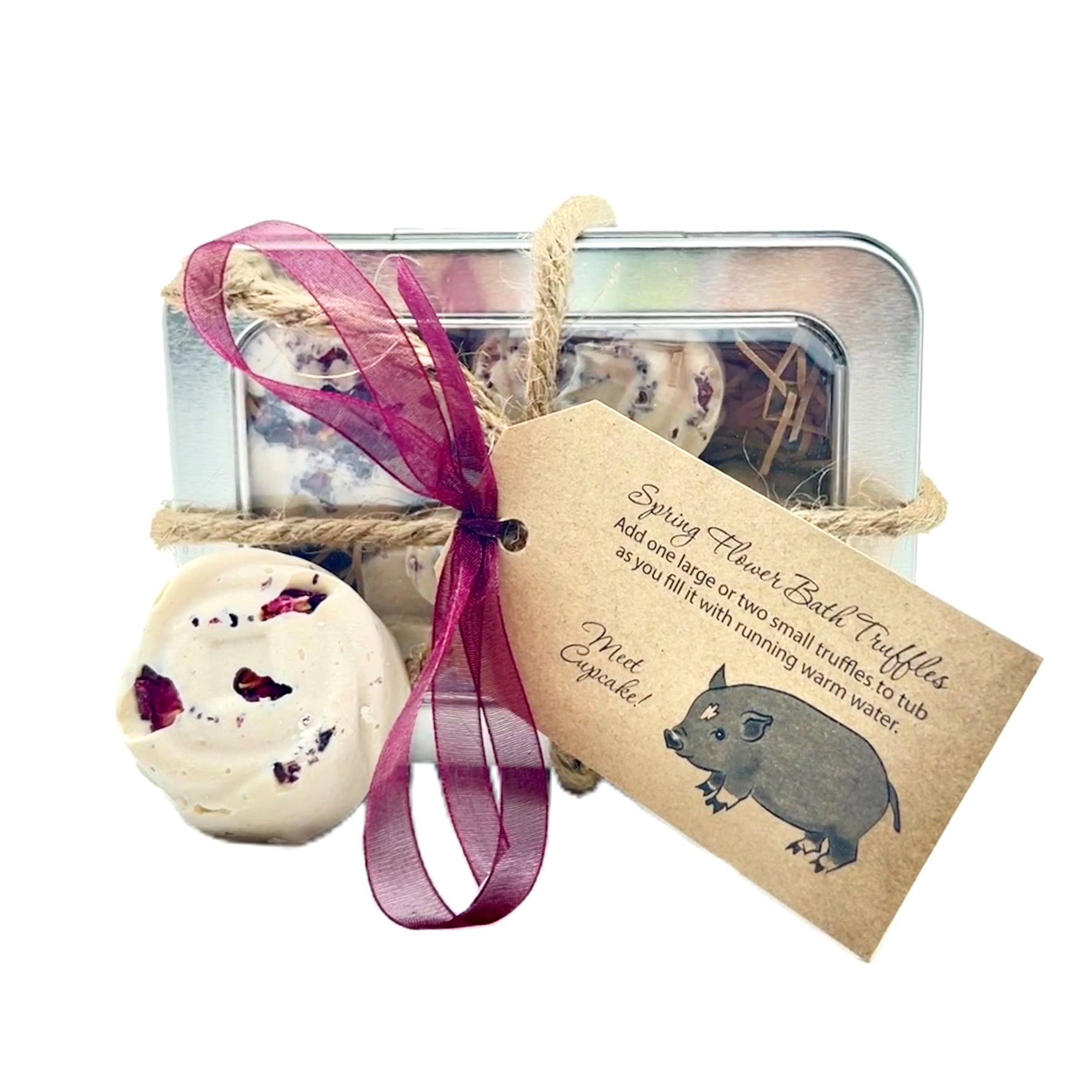 1818 Farms Bath Truffles Tin: Lavender
