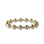 Lenny & Eva- Gold Beaded Bracelet: 4mm Smooth