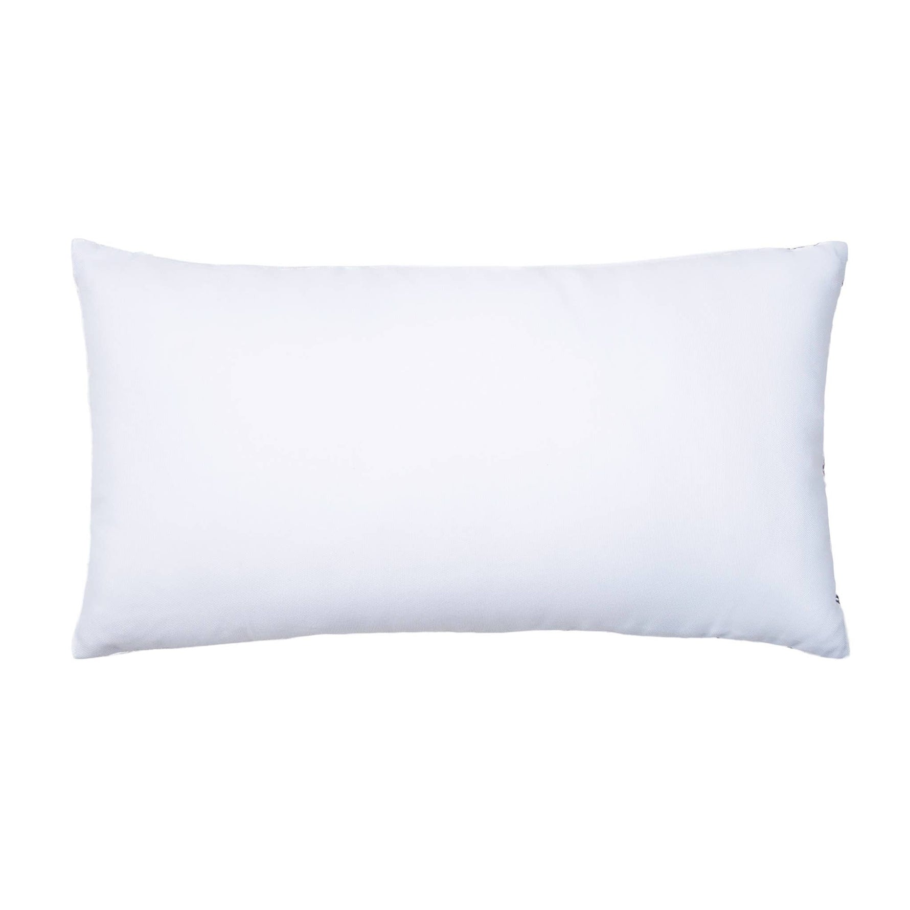 Genevieve 12X22" Handwoven Striped In/Outdoor Throw Pillow: Blue