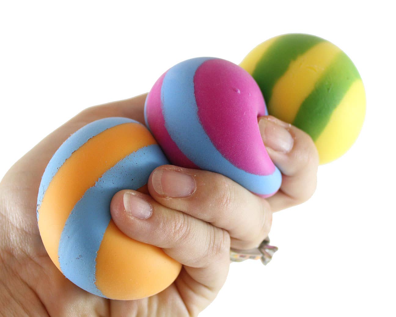 1 Assorted Mini Stress Balls - 5 Different Styles  - Doh OT