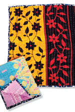 Kantha Kitchen Towels, Set of 2