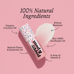 Poppy & Pout Lip Balm, Birthday Confetti Cake, Pink