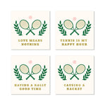 TEN1138 - Tennis Sayings Napkin Set