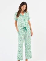 Women's Charlotte Pants Set | Laurel Blooms Light Blue: XS