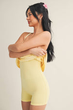 Mineral Wash Play Dress: Coral / L